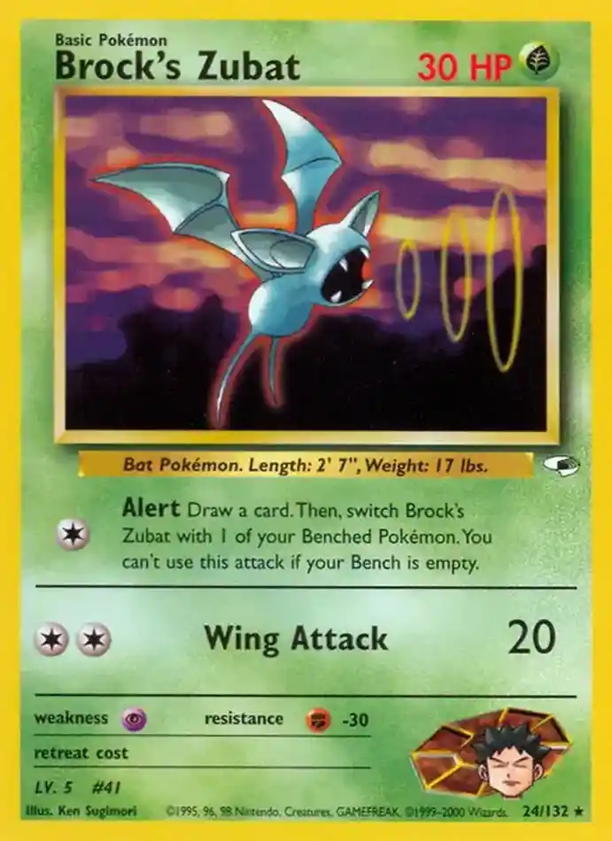 brock-s-zubat-rare-holo-gym-heroes-024-132-pokemon-karti.webp Brock's Zubat - Rare Holo - Gym Heroes - 024/132 - Pokemon Kartı - Görsel 1