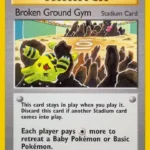 Broken Ground Gym - Rare - Neo Destiny - 092/105 - Trainer Kartı
