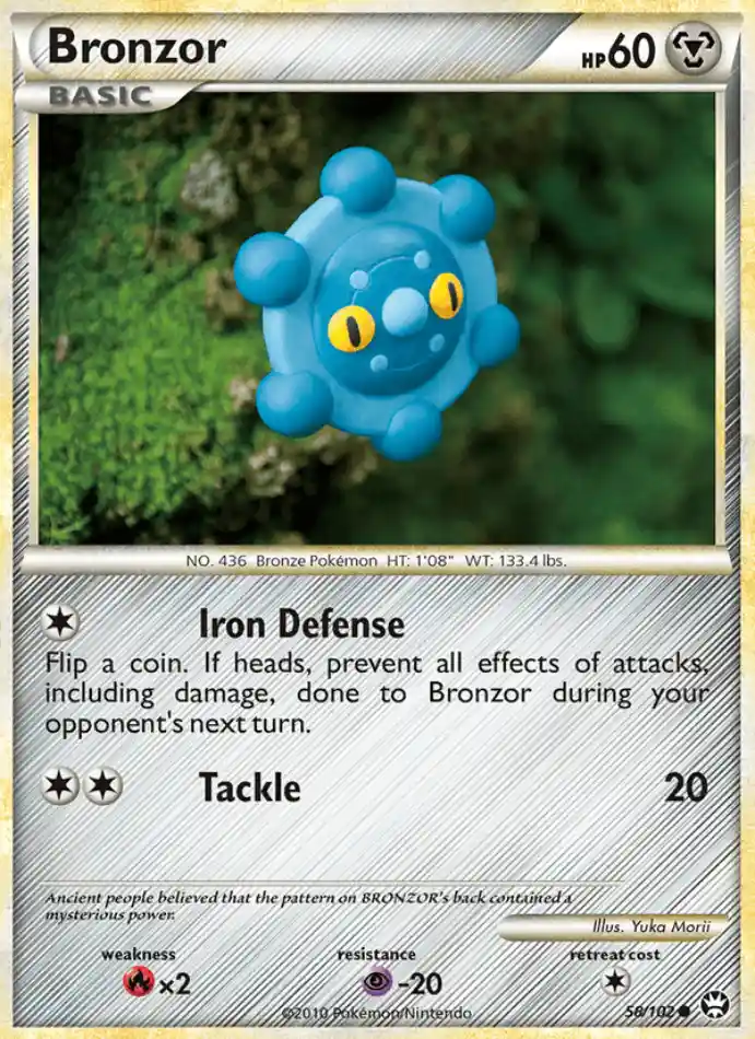 bronzor-common-triumphant-058-102-pokemon-karti.webp Bronzor - Common - Triumphant - 058/102 - Pokemon Kartı - Görsel 1