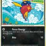 Carvanha - Reverse Holo Common - Triumphant - 059/102 - Pokemon Kartı