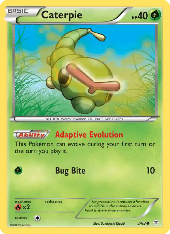 caterpie-common-generations-003-83-pokemon-karti.webp Caterpie - Common - Generations - 003/83 - Pokemon Kartı - Görsel 1