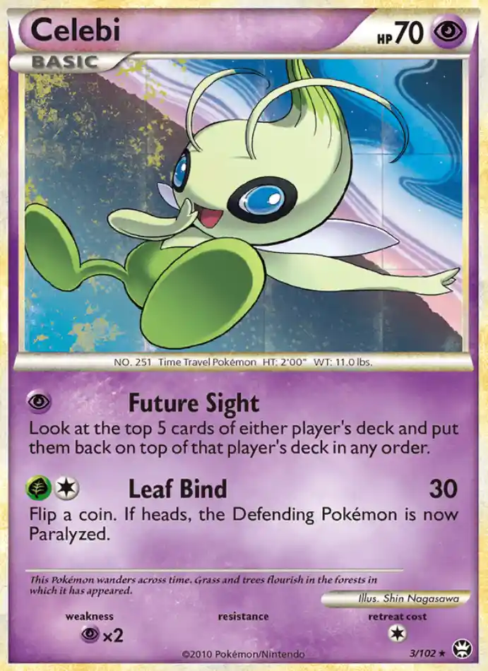 celebi-rare-holo-triumphant-003-102-pokemon-karti.webp Celebi - Rare Holo - Triumphant - 003/102 - Pokemon Kartı - Görsel 1