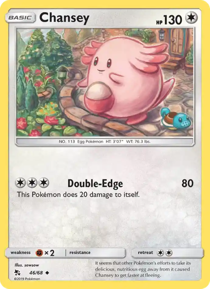 chansey-uncommon-hidden-fates-046-68-pokemon-karti.webp Chansey - Uncommon - Hidden Fates - 046/68 - Pokemon Kartı - Görsel 1