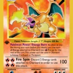 Charizard Base Set 1st Edition Holo Proxy Kart