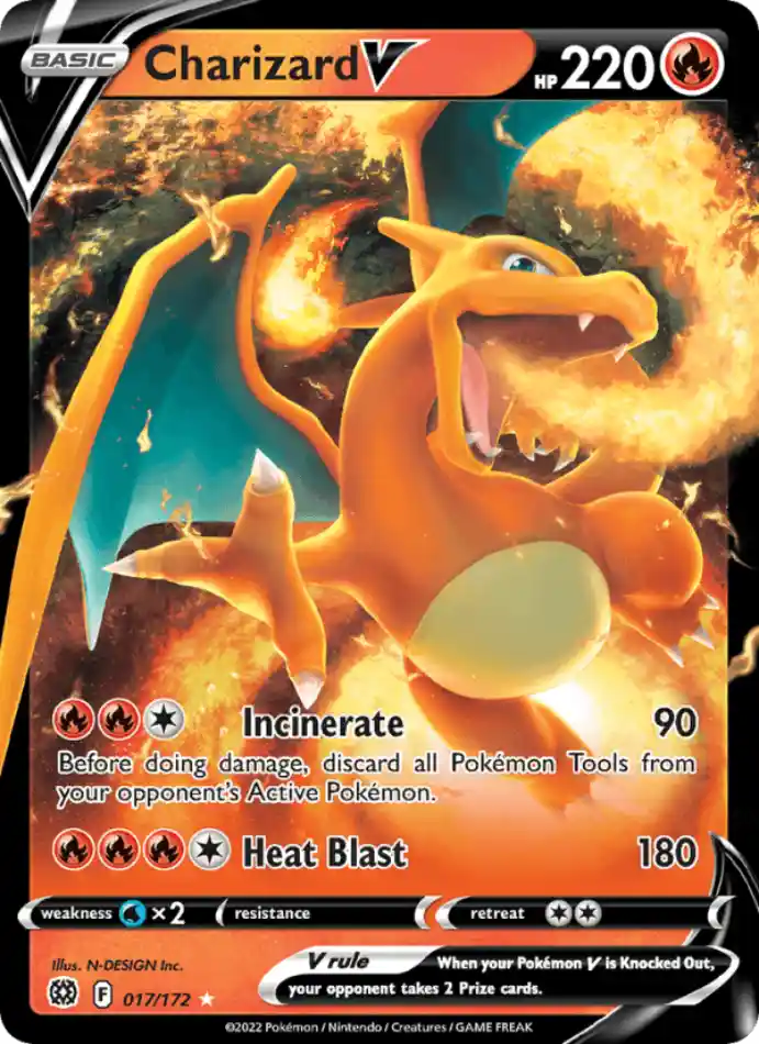 charizard-v-holo-rare-v-brilliant-stars-017-172-pokemon-karti.webp Charizard V - Holo Rare V - Brilliant Stars - 017/172 - Pokemon Kartı - Görsel 1