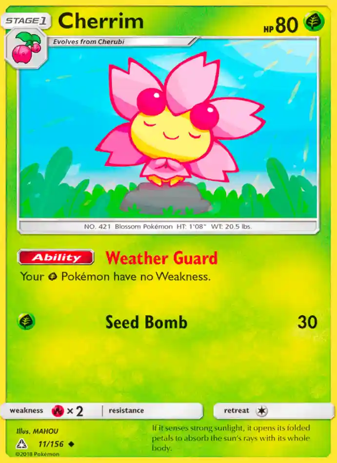 cherrim-uncommon-ultra-prism-011-156-pokemon-karti.webp Cherrim - Reverse Holo Uncommon - Ultra Prism - 011/156 - Pokemon Kartı - Görsel 1