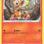 Chimchar - Reverse Holo Common - Brilliant Stars - 024/172 - Pokemon Kartı