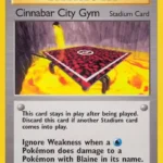 Cinnabar City Gym - Uncommon - Gym Challenge - 113/132 - Trainer Kartı