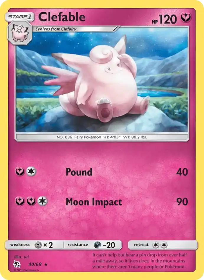 clefable-rare-hidden-fates-040-68-pokemon-karti.webp Clefable - Rare - Hidden Fates - 040/68 - Pokemon Kartı - Görsel 1