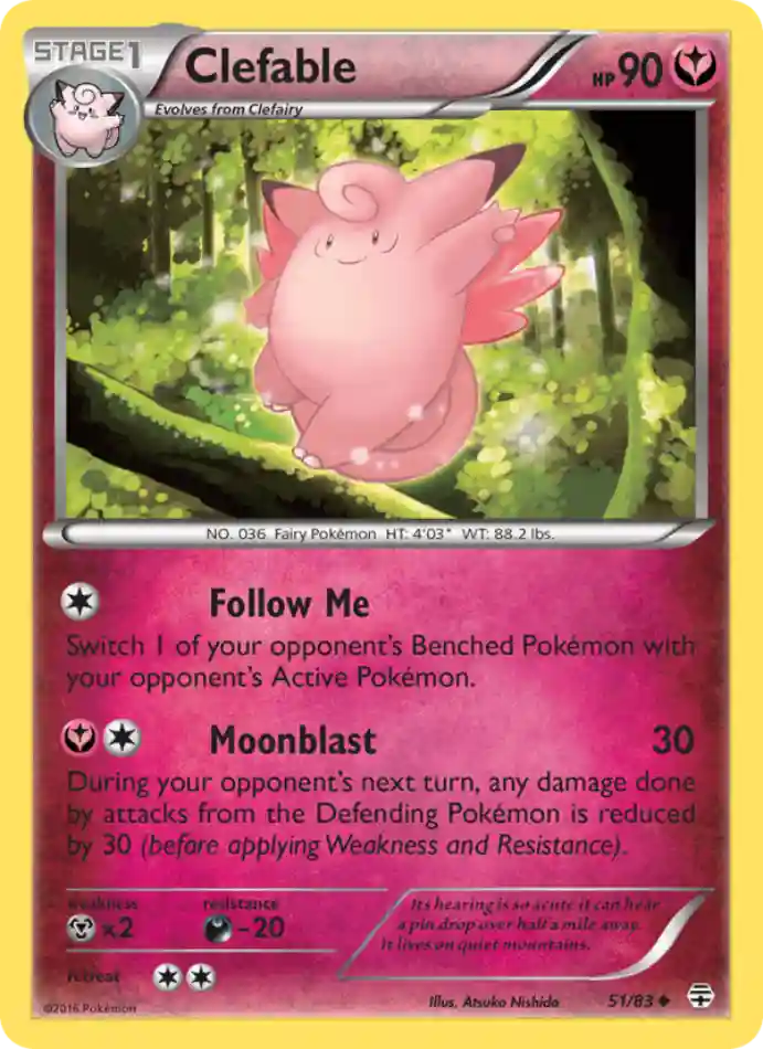 clefable-uncommon-generations-051-83-pokemon-karti.webp Clefable - Reverse Holo Uncommon - Generations - 051/83 - Pokemon Kartı - Görsel 1