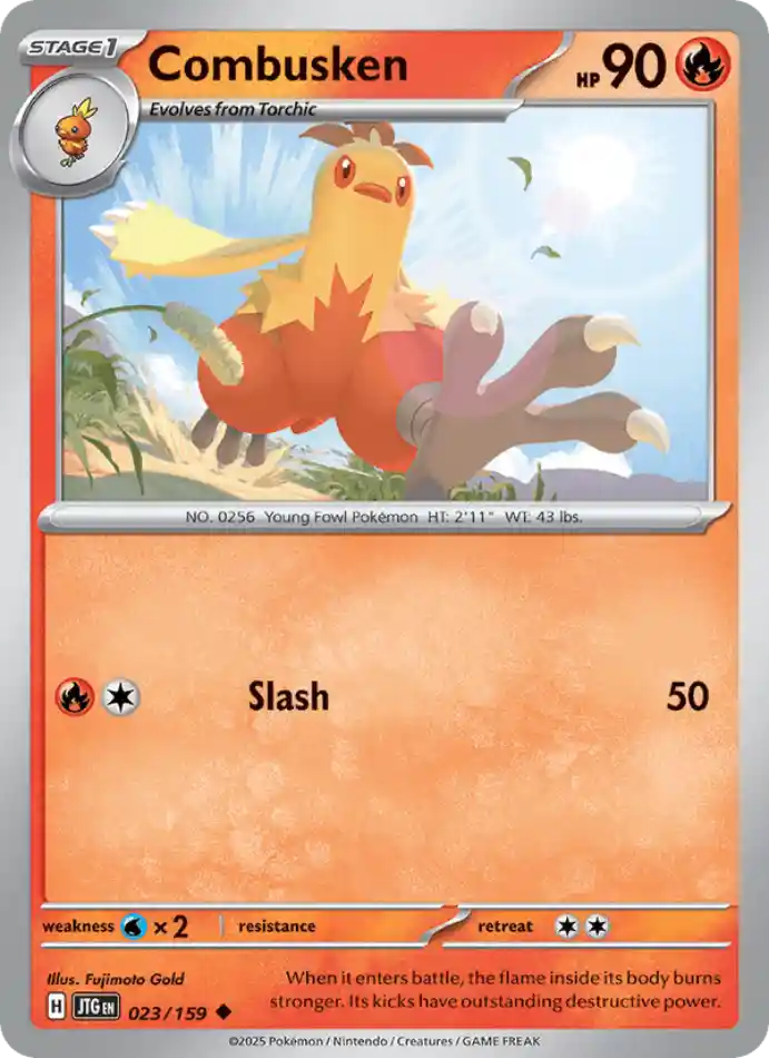 combusken-uncommon-journey-together-023-159-pokemon-karti.webp Combusken - Reverse Holo Uncommon - Journey Together - 023/159 - Pokemon Kartı - Görsel 1