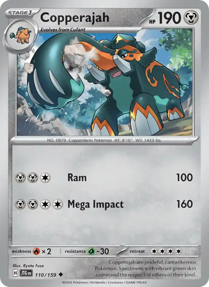copperajah-uncommon-journey-together-110-159-pokemon-karti.webp Copperajah - Uncommon - Journey Together - 110/159 - Pokemon Kartı - Görsel 1