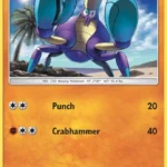 Crabrawler - Reverse Holo Common - Sun & Moon - 072/149 - Pokemon Kartı