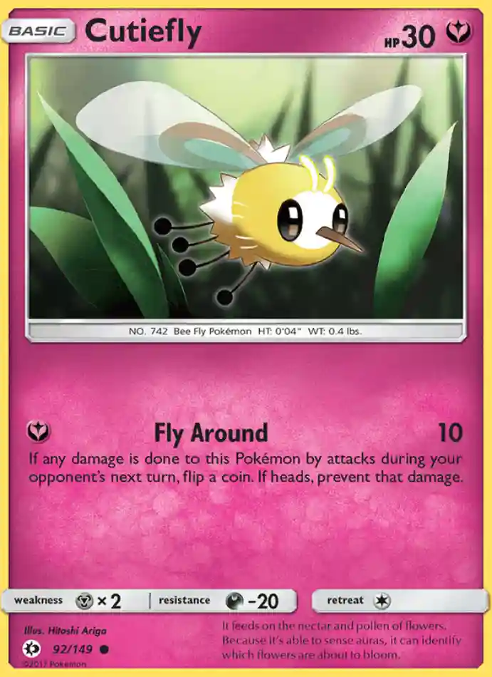 cutiefly-common-sun-moon-092-149-pokemon-karti.webp Cutiefly - Common - Sun & Moon - 092/149 - Pokemon Kartı - Görsel 1