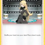 Cynthia - Reverse Holo Uncommon - Ultra Prism - 119/156 - Trainer Kartı