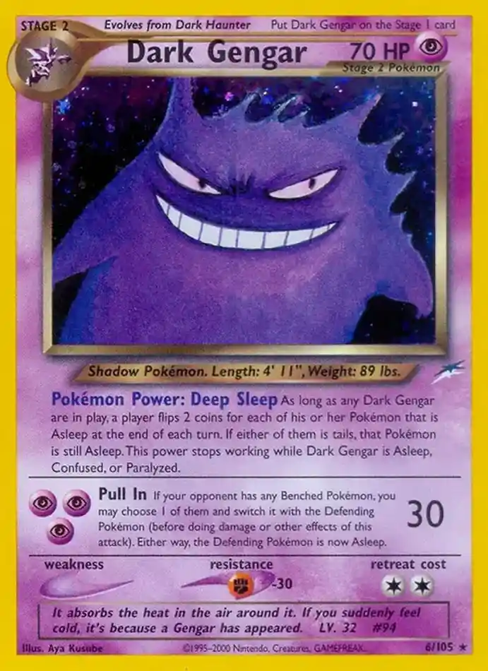 dark-gengar-holo-rare-neo-destiny-006-105-pokemon-karti.webp Dark Gengar - Holo Rare - Neo Destiny - 006/105 - Pokemon Kartı - Görsel 1