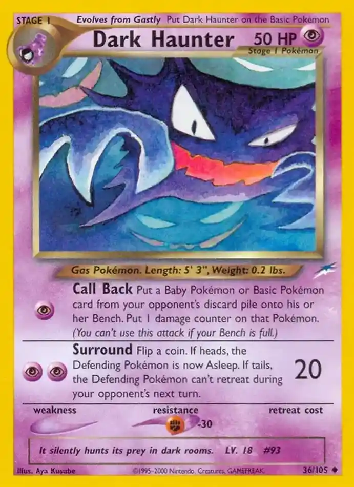 dark-haunter-uncommon-neo-destiny-036-105-pokemon-karti.webp Dark Haunter - Uncommon - Neo Destiny - 036/105 - Pokemon Kartı - Görsel 1
