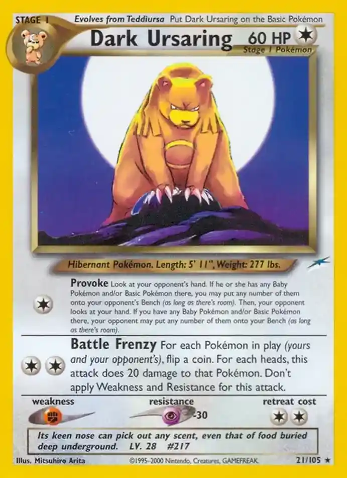 dark-ursaring-rare-neo-destiny-021-105-pokemon-karti.webp Dark Ursaring - Rare - Neo Destiny - 021/105 - Pokemon Kartı - Görsel 1