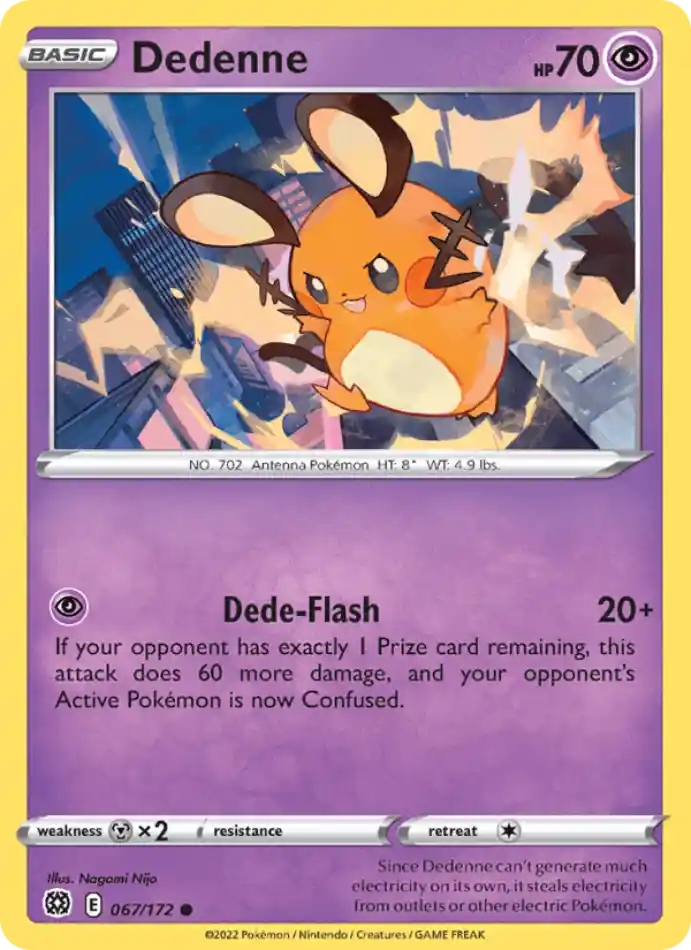 dedenne-common-brilliant-stars-067-172-pokemon-karti.webp Dedenne - Common - Brilliant Stars - 067/172 - Pokemon Kartı - Görsel 1