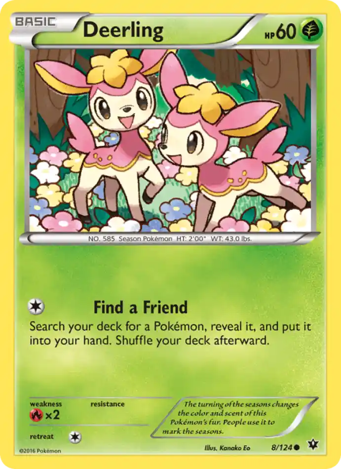 deerling-common-fates-collide-008-124-pokemon-karti.webp Deerling - Reverse Holo Common - Fates Collide - 008/124 - Pokemon Kartı - Görsel 1