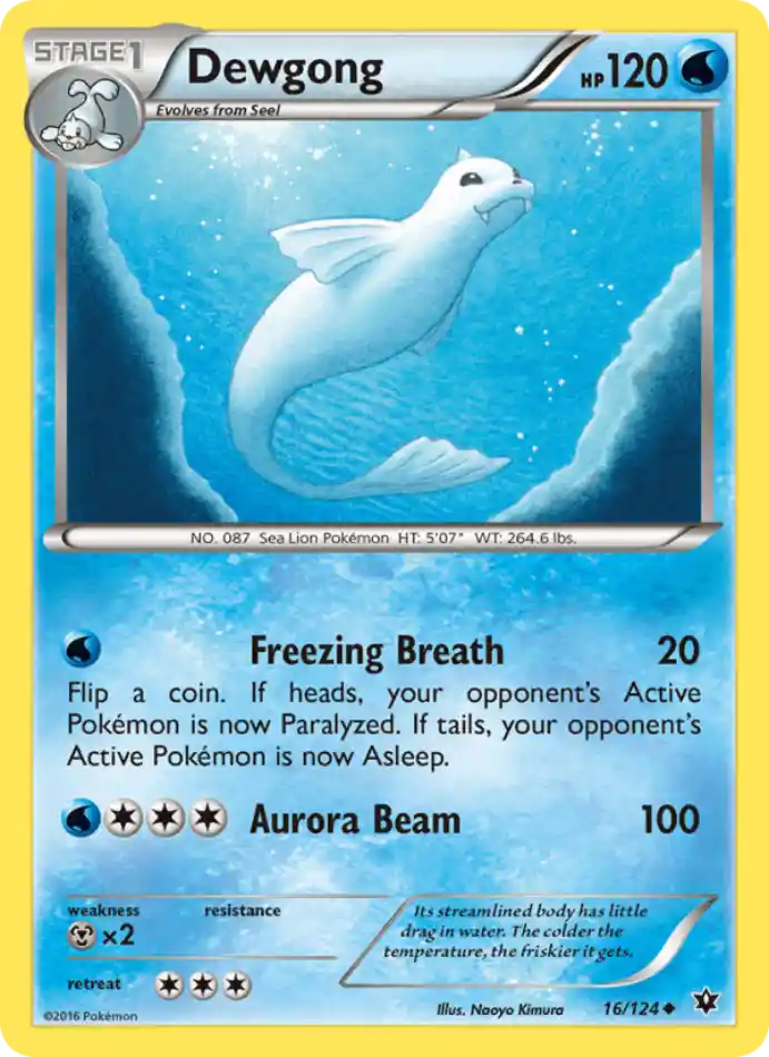 dewgong-uncommon-fates-collide-016-124-pokemon-karti.webp Dewgong - Uncommon - Fates Collide - 016/124 - Pokemon Kartı - Görsel 1