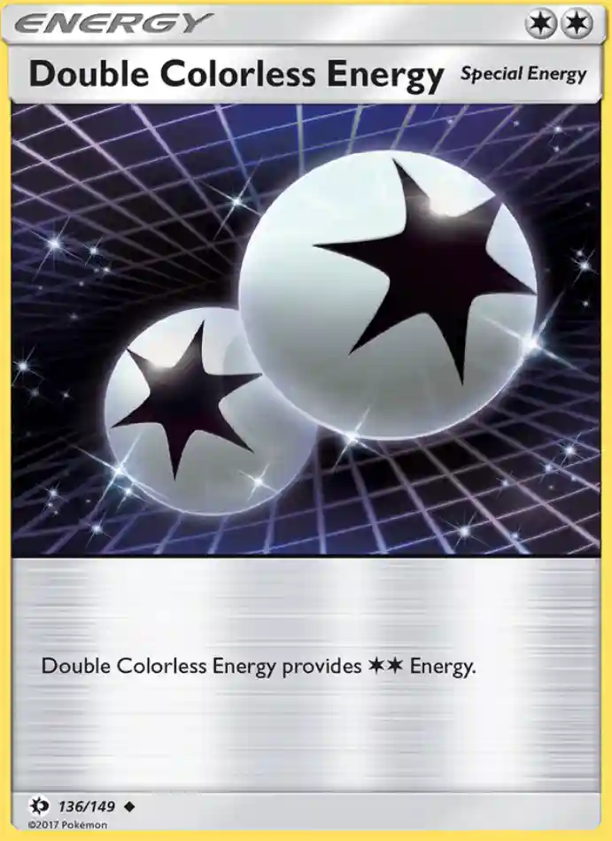 double-colorless-energy-uncommon-sun-moon-136-149-enerji-karti.webp Double Colorless Energy - Reverse Holo Uncommon - Sun & Moon - 136/149 - Enerji Kartı - Görsel 1