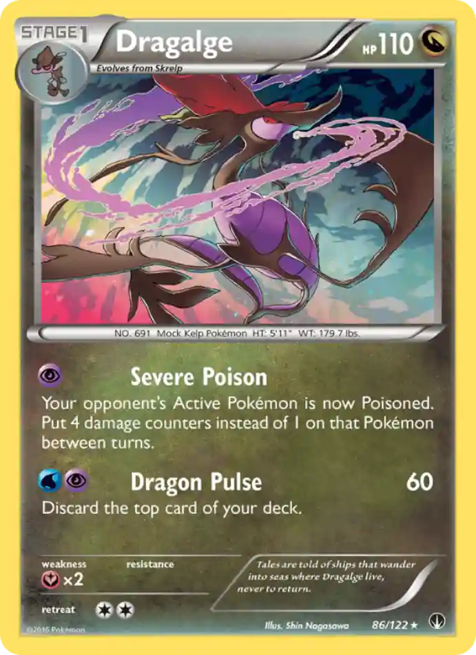 dragalge-rare-breakpoint-086-122-pokemon-karti.webp Dragalge - Reverse Holo Rare - BREAKpoint - 086/122 - Pokemon Kartı - Görsel 1