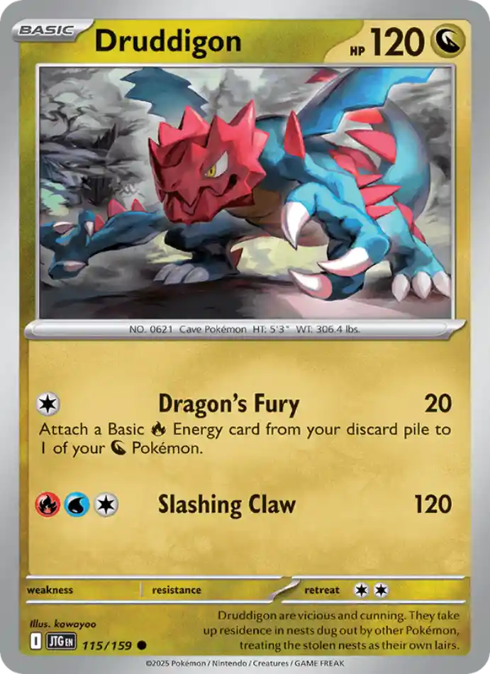 druddigon-common-journey-together-115-159-pokemon-karti.webp Druddigon - Common - Journey Together - 115/159 - Pokemon Kartı - Görsel 1