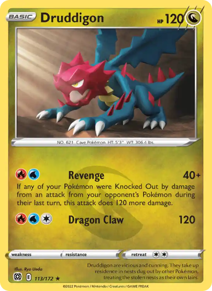 druddigon-rare-brilliant-stars-113-172-pokemon-karti.webp Druddigon - Reverse Holo Rare - Brilliant Stars - 113/172 - Pokemon Kartı - Görsel 1