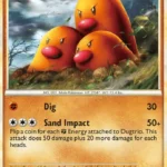Dugtrio - Reverse Holo Rare - Triumphant - 019/102 - Pokemon Kartı