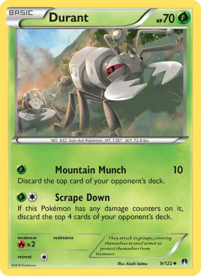 durant-uncommon-breakpoint-009-122-pokemon-karti.webp Durant - Reverse Holo Uncommon - BREAKpoint - 009/122 - Pokemon Kartı - Görsel 1