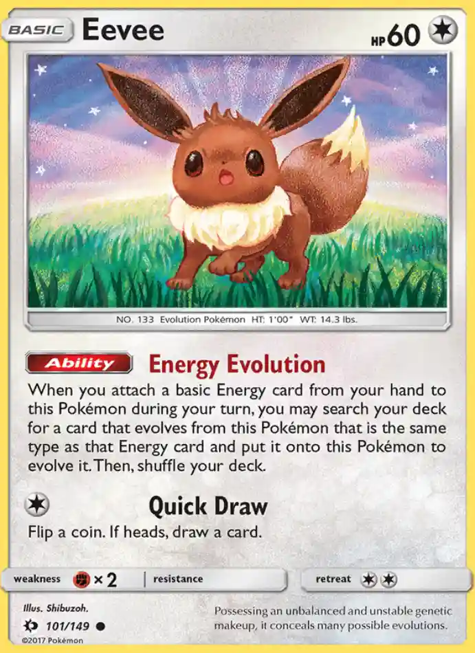 eevee-common-sun-moon-101-149-pokemon-karti.webp Eevee - Reverse Holo Common - Sun & Moon - 101/149 - Pokemon Kartı - Görsel 1