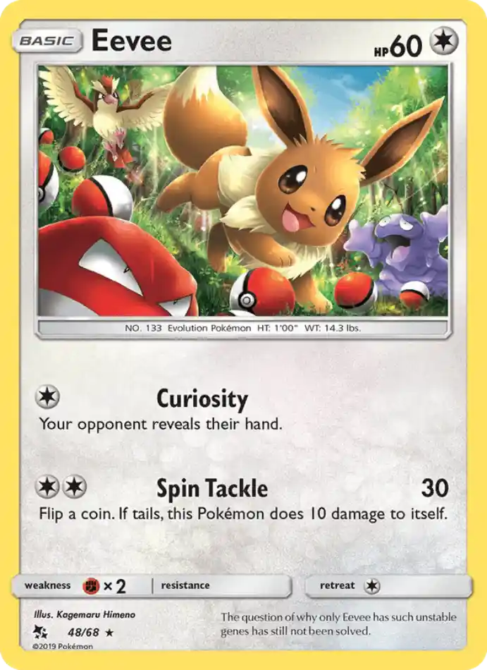 eevee-rare-hidden-fates-048-68-pokemon-karti.webp Eevee - Holo Rare - Hidden Fates - 048/68 - Pokemon Kartı - Görsel 1