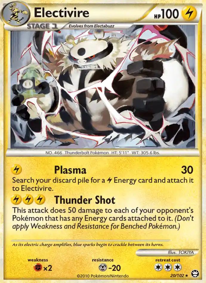 electivire-rare-triumphant-020-102-pokemon-karti.webp Electivire - Reverse Holo Rare - Triumphant - 020/102 - Pokemon Kartı - Görsel 1