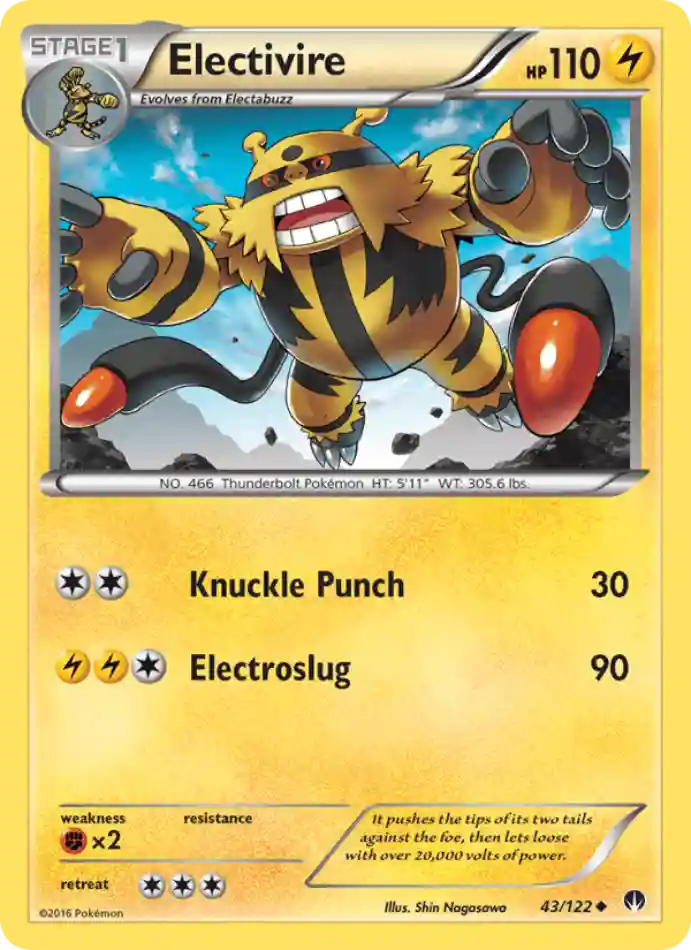 electivire-uncommon-breakpoint-043-122-pokemon-karti.webp Electivire - Uncommon - BREAKpoint - 043/122 - Pokemon Kartı - Görsel 1
