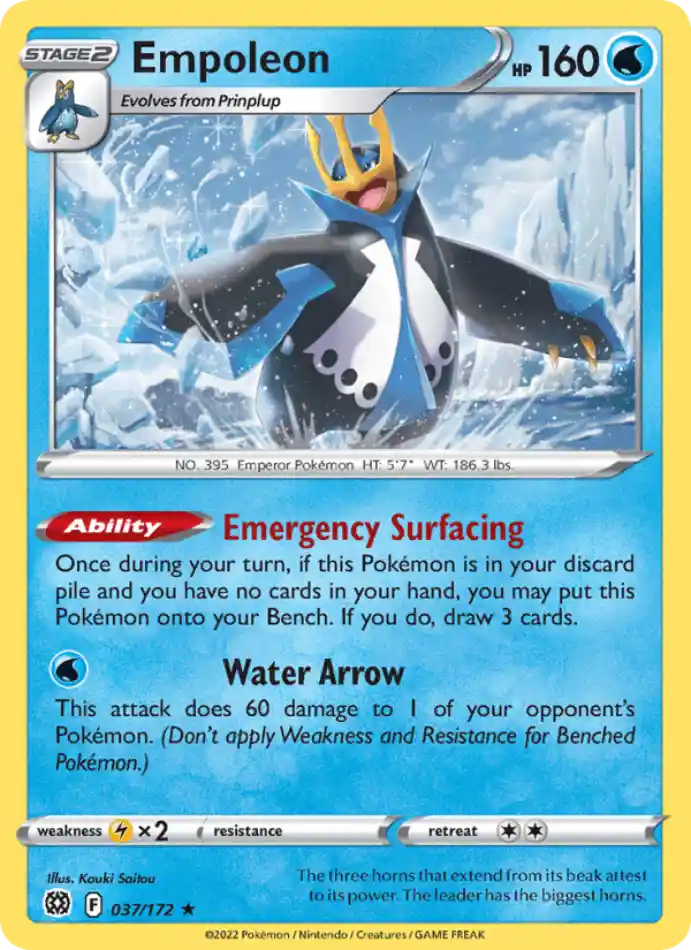 empoleon-holo-rare-brilliant-stars-037-172-pokemon-karti.webp Empoleon - Reverse Holo Holo Rare - Brilliant Stars - 037/172 - Pokemon Kartı - Görsel 1