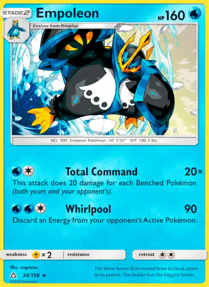 empoleon-rare-ultra-prism-034-156-pokemon-karti.webp Empoleon - Rare - Ultra Prism - 034/156 - Pokemon Kartı - Görsel 1