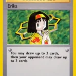 Erika - Rare - Gym Heroes - 100/132 - Trainer Kartı