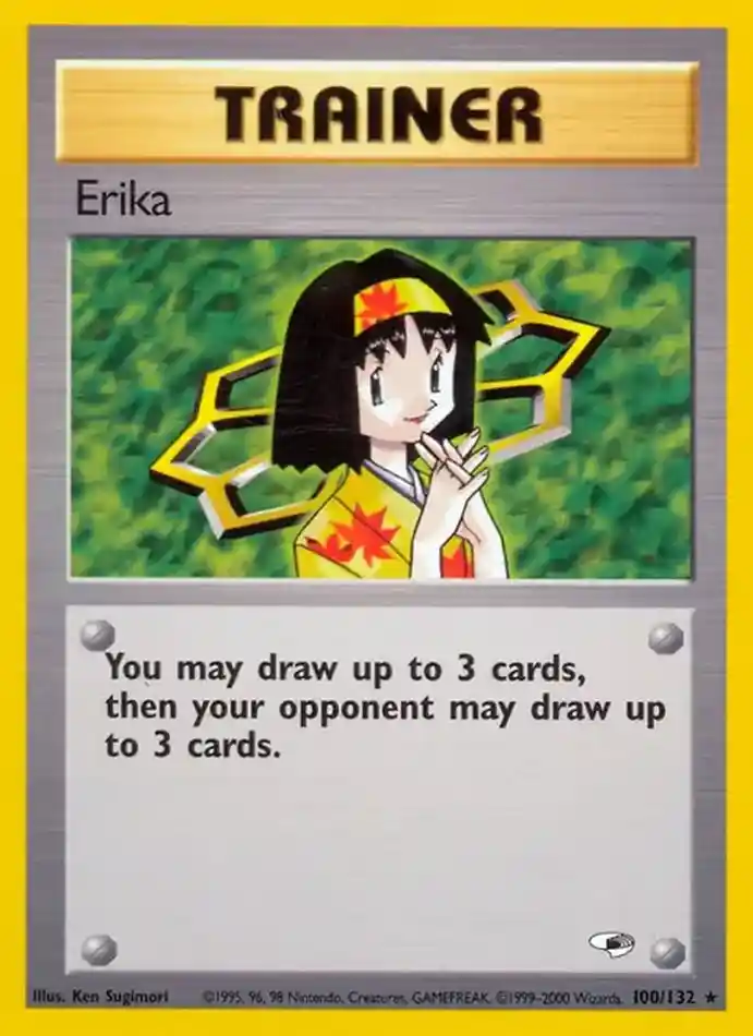 erika-rare-gym-heroes-100-132-trainer-karti.webp Erika - Rare - Gym Heroes - 100/132 - Trainer Kartı - Görsel 1