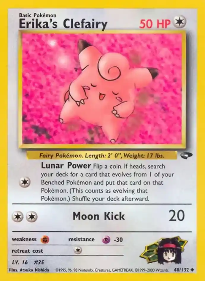 erika-s-clefairy-uncommon-gym-challenge-040-132-pokemon-karti.webp Erika's Clefairy - Uncommon - Gym Challenge - 040/132 - Pokemon Kartı - Görsel 1