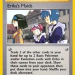 Erika's Maids - Uncommon - Gym Heroes - 109/132 - Trainer Kartı