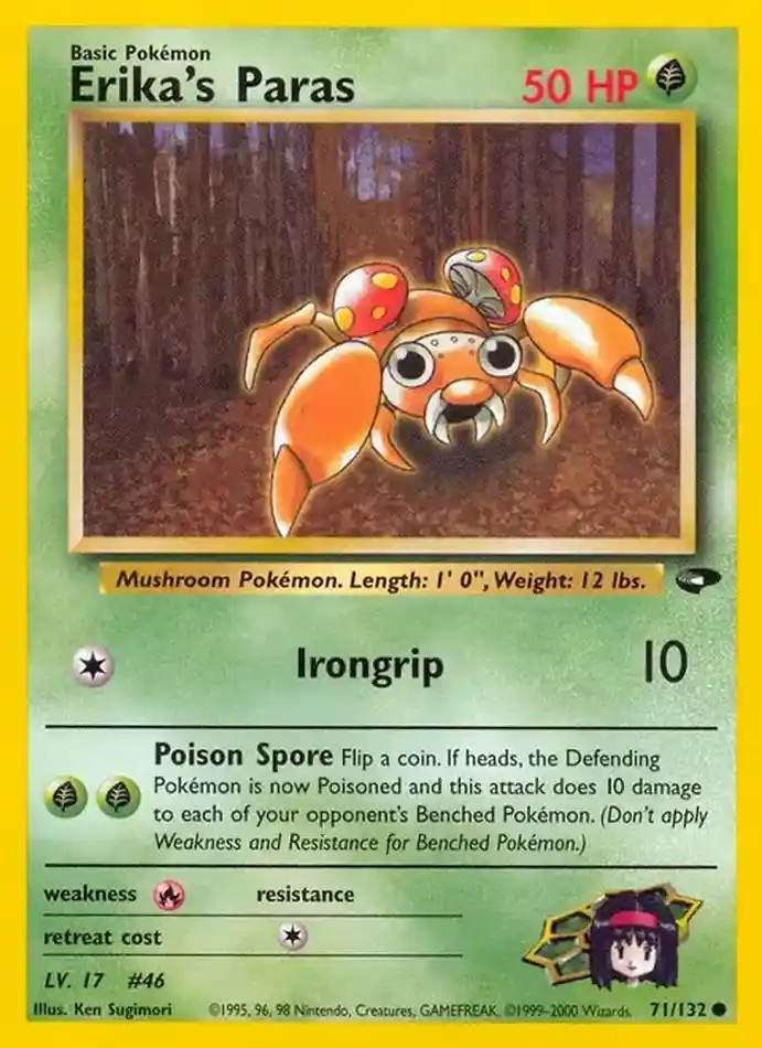 erika-s-paras-common-gym-challenge-071-132-pokemon-karti.webp Erika's Paras - Common - Gym Challenge - 071/132 - Pokemon Kartı - Görsel 1