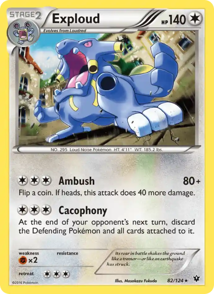 exploud-rare-fates-collide-082-124-pokemon-karti.webp Exploud - Reverse Holo Rare - Fates Collide - 082/124 - Pokemon Kartı - Görsel 1