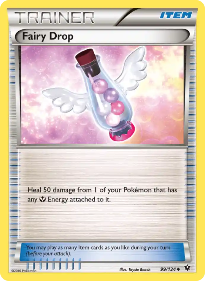 fairy-drop-uncommon-fates-collide-099-124-trainer-karti.webp Fairy Drop - Reverse Holo Uncommon - Fates Collide - 099/124 - Trainer Kartı - Görsel 1