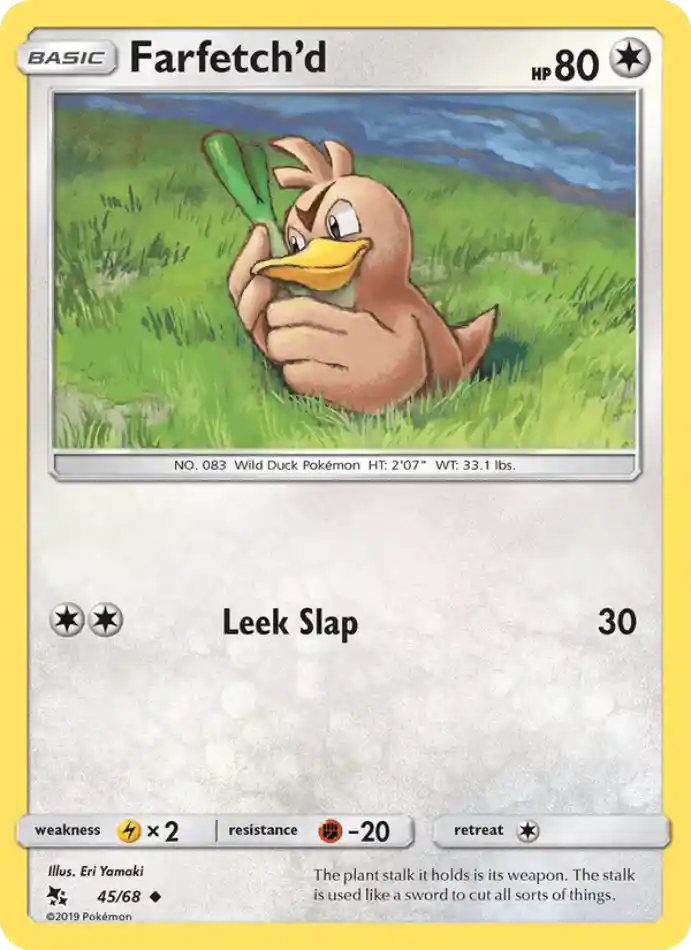 farfetch-d-uncommon-hidden-fates-045-68-pokemon-karti.webp Farfetch’d - Uncommon - Hidden Fates - 045/68 - Pokemon Kartı - Görsel 1