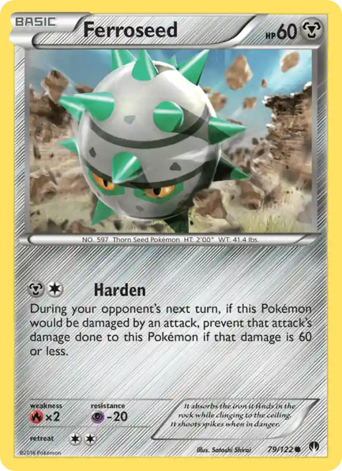ferroseed-common-breakpoint-079-122-pokemon-karti.webp Ferroseed - Common - BREAKpoint - 079/122 - Pokemon Kartı - Görsel 1