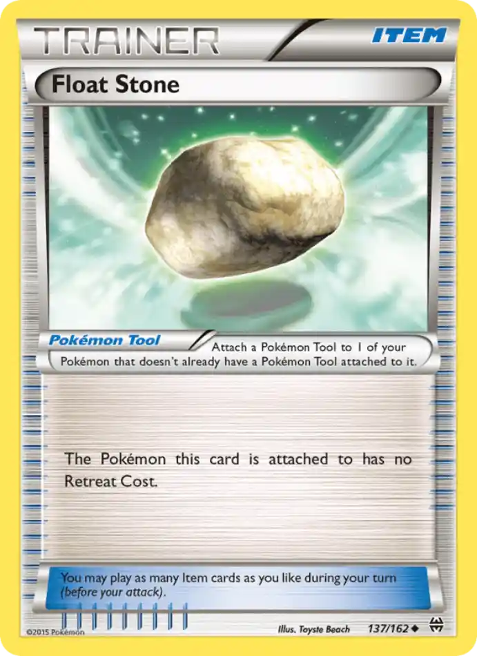 float-stone-uncommon-breakthrough-137-162-trainer-karti.webp Float Stone - Reverse Holo Uncommon - BREAKthrough - 137/162 - Trainer Kartı - Görsel 1