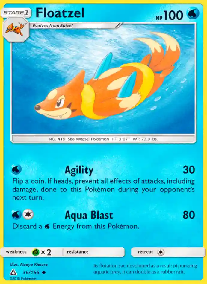 floatzel-uncommon-ultra-prism-036-156-pokemon-karti.webp Floatzel - Reverse Holo Uncommon - Ultra Prism - 036/156 - Pokemon Kartı - Görsel 1