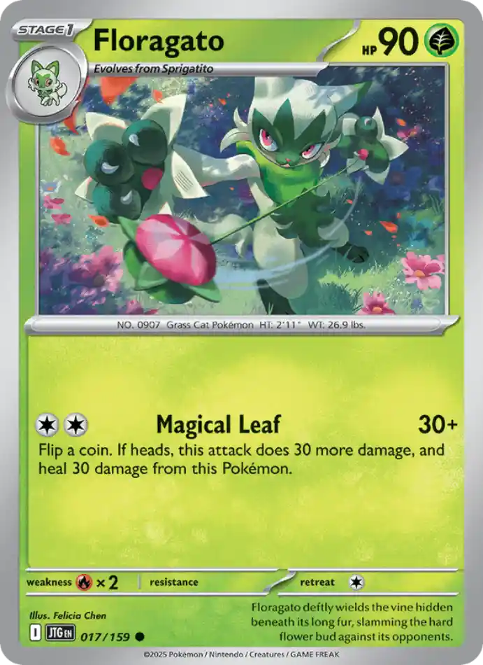 floragato-common-journey-together-017-159-pokemon-karti.webp Floragato - Reverse Holo Common - Journey Together - 017/159 - Pokemon Kartı - Görsel 1