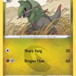 Fraxure - Reverse Holo Uncommon - Brilliant Stars - 111/172 - Pokemon Kartı